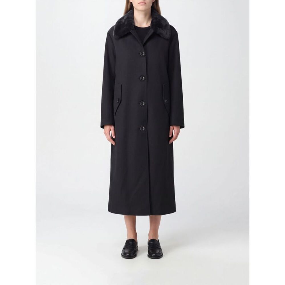 Our Legacy Women Our Legacy Single-Breasted Long Wool Coat With Back Vent